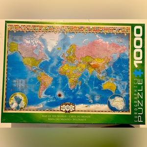 🌎 Map of the world puzzle 🧩